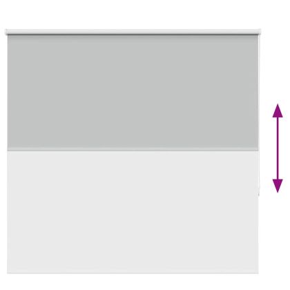 Ролкова щора Blackout Светло сиво 155x150 cm Ширина на плата