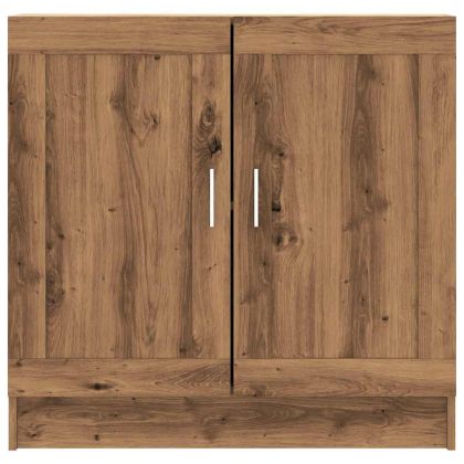 Библиотека, дъб артизан, 82,5x30,5x80 см, инженерно дърво