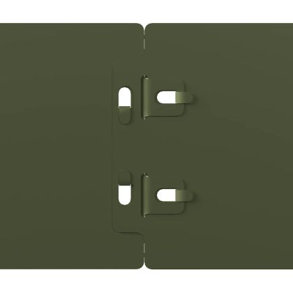 Краища за тревни площи 50 бр. маслиненозелени 10x103 cm