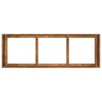 Кашпа, ръждива, 120x40x40 см, патинираща стомана