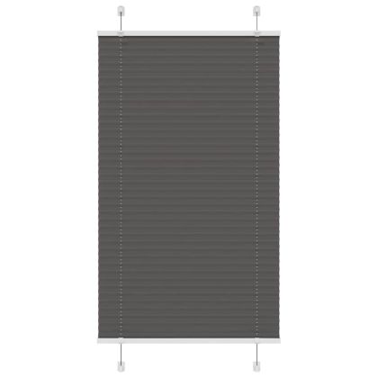 Плисирана щора черна 75x100 cm Ширина на плата 74,4 cm