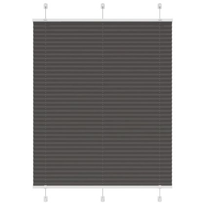 Плисирана щора черна 110x100 cm Ширина на плата 109,4 cm