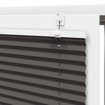 Плисирана щора черна 110x100 cm Ширина на плата 109,4 cm