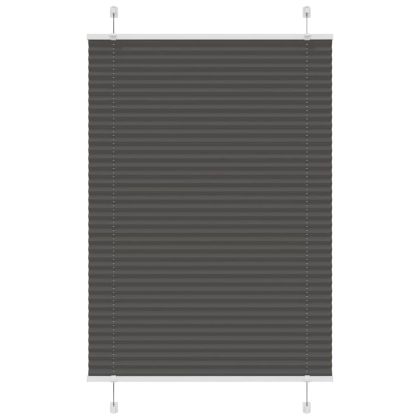 Плисирана щора черна 85x150 cm Ширина на плата 84,4 cm