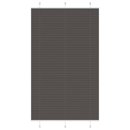 Плисирана щора черна 115x200 cm Ширина на плата 114,4 cm