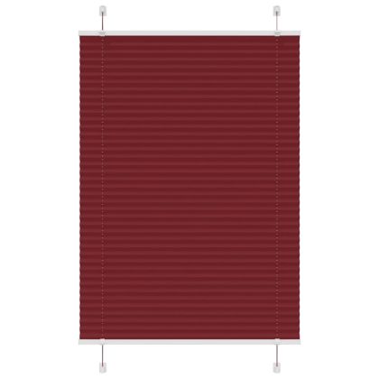 Плисирана щора Бордо червено 95x150 cm Ширина на плата 94,4 cm