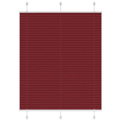 Плисирана щора Бордо червено 105x150 cm Ширина на плата 104,4cm