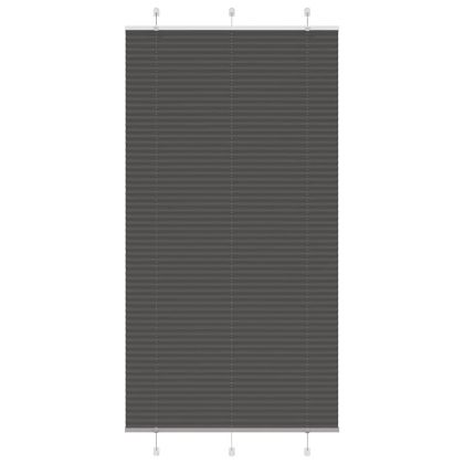 Плисирана щора черна 105x200 cm Ширина на плата 104,4 cm