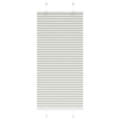 Плисирана щора Светло сиво 60x100 cm Ширина на плата 59,4 cm