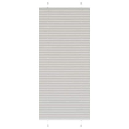 Плисирана щора Светло сиво 90x200 cm Ширина на плата 89,4 cm