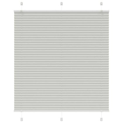 Плисирана щора Светло сиво 120x100 cm Ширина на плата 119,4 cm