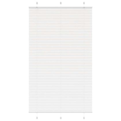 Плисирана щора Бяла 120x200 cm Ширина на плата 119,4 cm