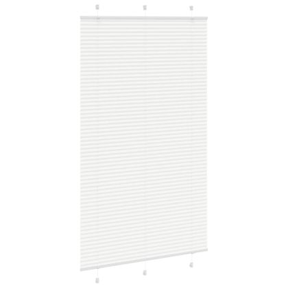 Плисирана щора Бяла 120x200 cm Ширина на плата 119,4 cm