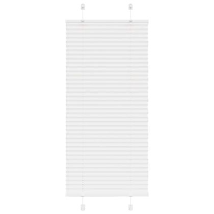 Плисирана щора Бяла 65x150 cm Ширина на плата 64,4 cm Полиестер