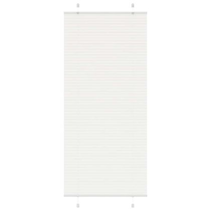 Плисирана щора Бяла 95x200 cm Ширина на плата 94,4 cm Полиестер
