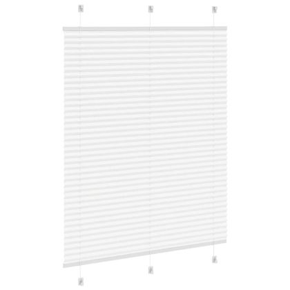 Плисирана щора Бяла 110x150 cm Ширина на плата 109,4 cm