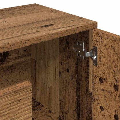 Сайдборд, старо дърво, 90x29,5x65 см, инженерно дърво