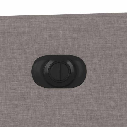 Електрически масажен наклоняем стол, таупе, текстил