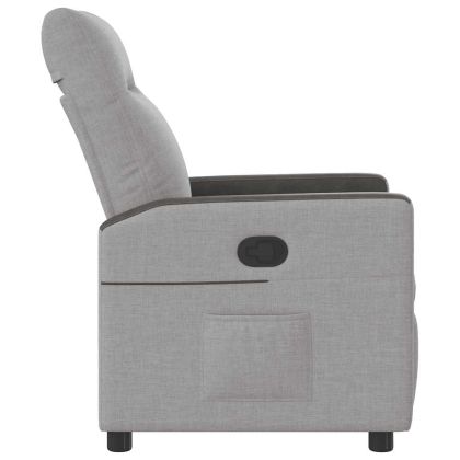 Recliner Chair Cloud Grey Fabric