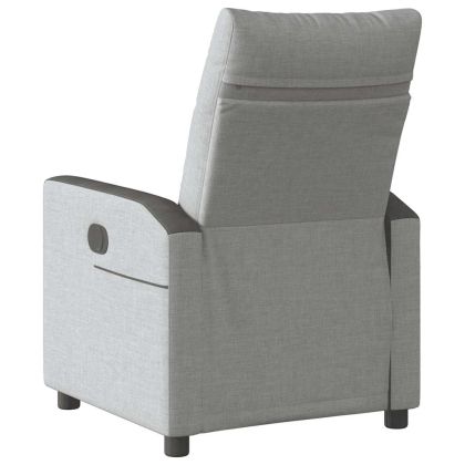 Recliner Chair Cloud Grey Fabric