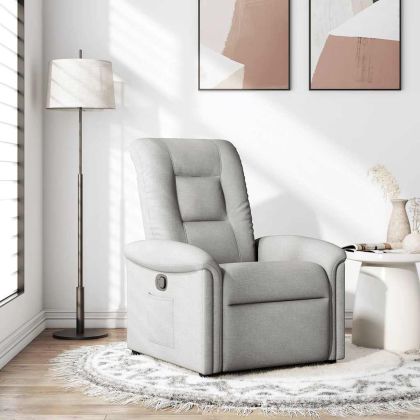 Recliner Chair Cloud Grey Fabric