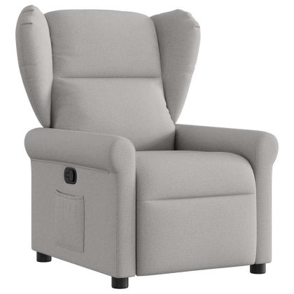 Recliner Chair Cloud Grey Fabric