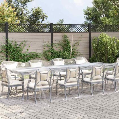 Прозрачен брезент с капси 4x8 m PVC