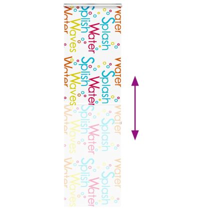 Ролетна щора за душ с касета 80x240 см Ширина на плата 76 см