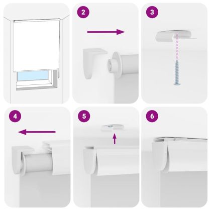 Ролетна щора за душ с касета 150x240 см Ширина на плата 146 см