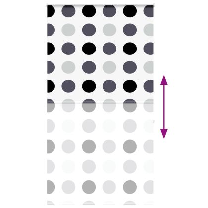 Ролетна щора за душ с касета 120x240 см Ширина на плата 116 см