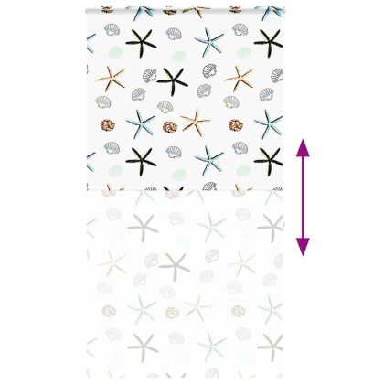Ролетна щора за душ с касета 130x240 см Ширина на плата 126 см