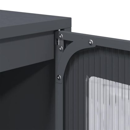 Висока дъска антрацит 68x39x123 cm Стомана