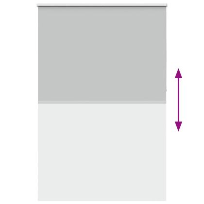 Ролкова щора Blackout Светло сиво 155x230 см Ширина на плата