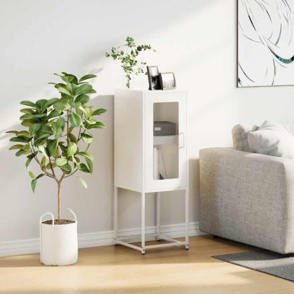 Шкаф бял 36x39x107 cm Студено валцувана стомана