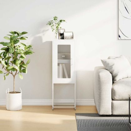 Шкаф бял 36x39x107 cm Студено валцувана стомана