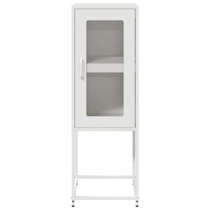 Шкаф бял 36x39x107 cm Студено валцувана стомана