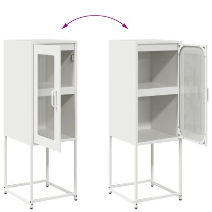 Шкаф бял 36x39x107 cm Студено валцувана стомана