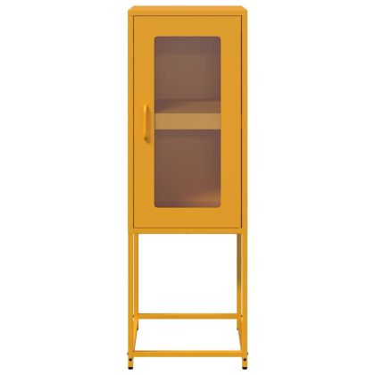 Шкаф Горчица Жълто 36x39x107 cm Студено валцувана стомана
