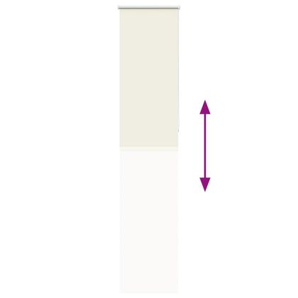 Ролкова щора белезникав 40x210 см Ширина на плата 35,7 см