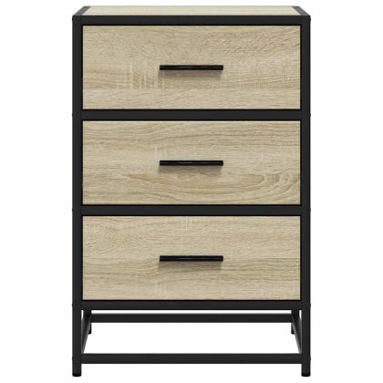 Нощно шкафче Сонома дъб 40x34,5x60 cm