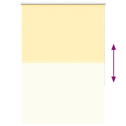 Ролетна щора Blackout жълт 90x150 см ширина на тъканта 85,7см