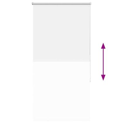 Ролкова щора Blackout бял 85x150 см Ширина на плата 80,7 см