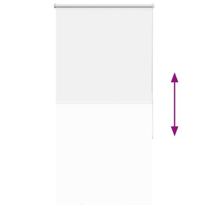 Ролкова щора Blackout бял 80x175 см Ширина на плата 75,7 см