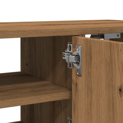 Стенен шкаф, дъб артизан, 101x30x29 см, инженерно дърво