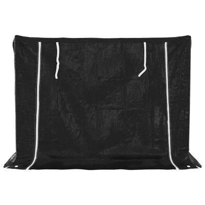 vidaxL Стойка за дърва за огрев с дъждобран, 151x80,5x110,5 см