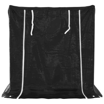 vidaxL Стойка за дърва за огрев с дъждобран, 101x61x110,5 см