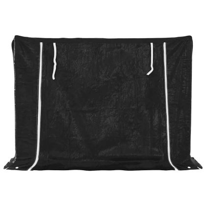 vidaxL Стойка за дърва за огрев с дъждобран, 151x40,5x110,5 см