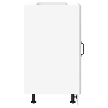 Долен шкаф за мивка "Lyon" Бетонно сив, Инженерно дърво