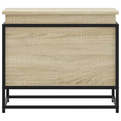 Кутия за съхранение, дъб сонома, 60x40x51,5 см, инженерно дърво