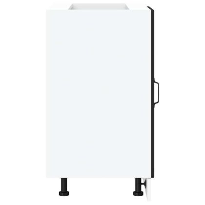 Кухненски шкаф "Porto", черен, инженерно дърво